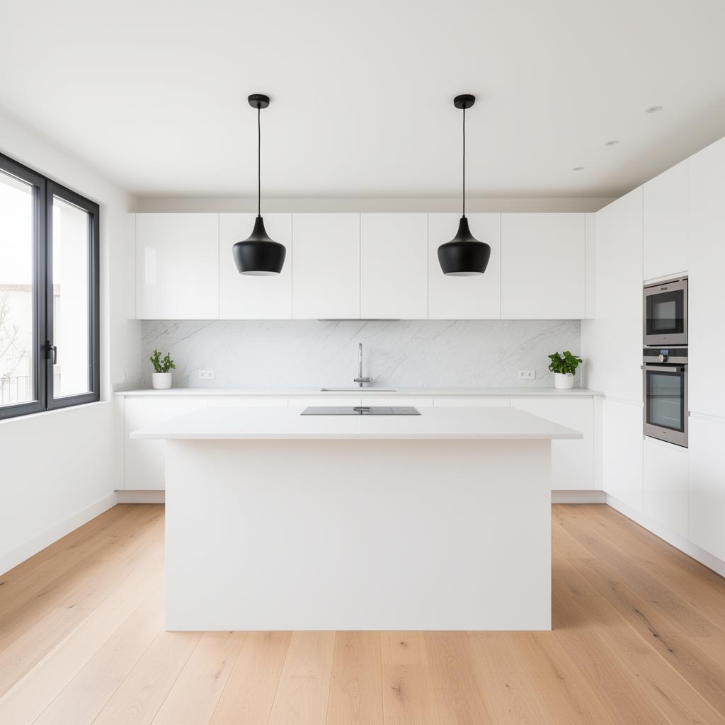 Cuisine moderne après rénovation